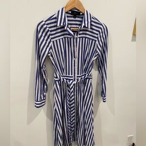 Striped J.Crew Dress, blue and white stripped.